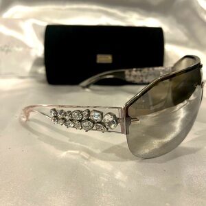 Authentic PreOwned Dolce & Gabbana Vintage DG 2150 Crystals Translucent